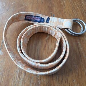 Vineyard Vines Ribbon Belt Half Shell Guava Size Small (40")